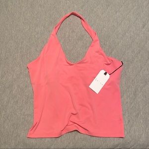 Leith pink halter top